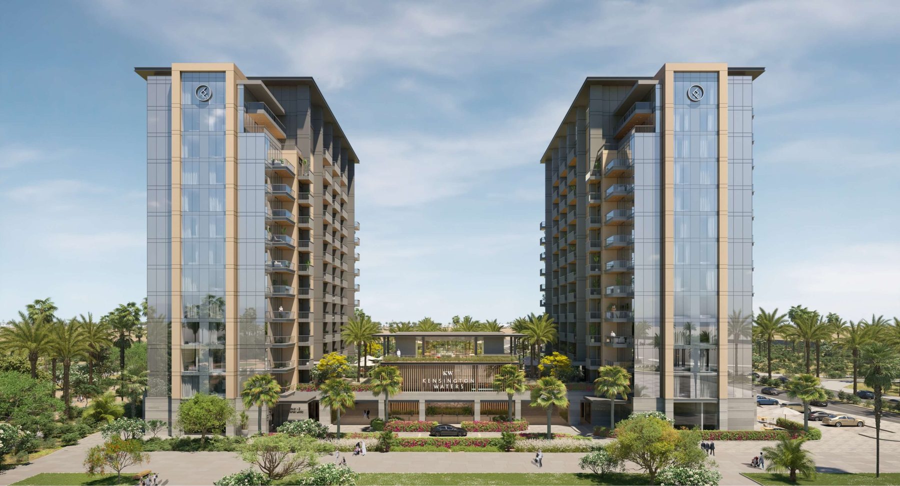 Kensington Waters, exterior