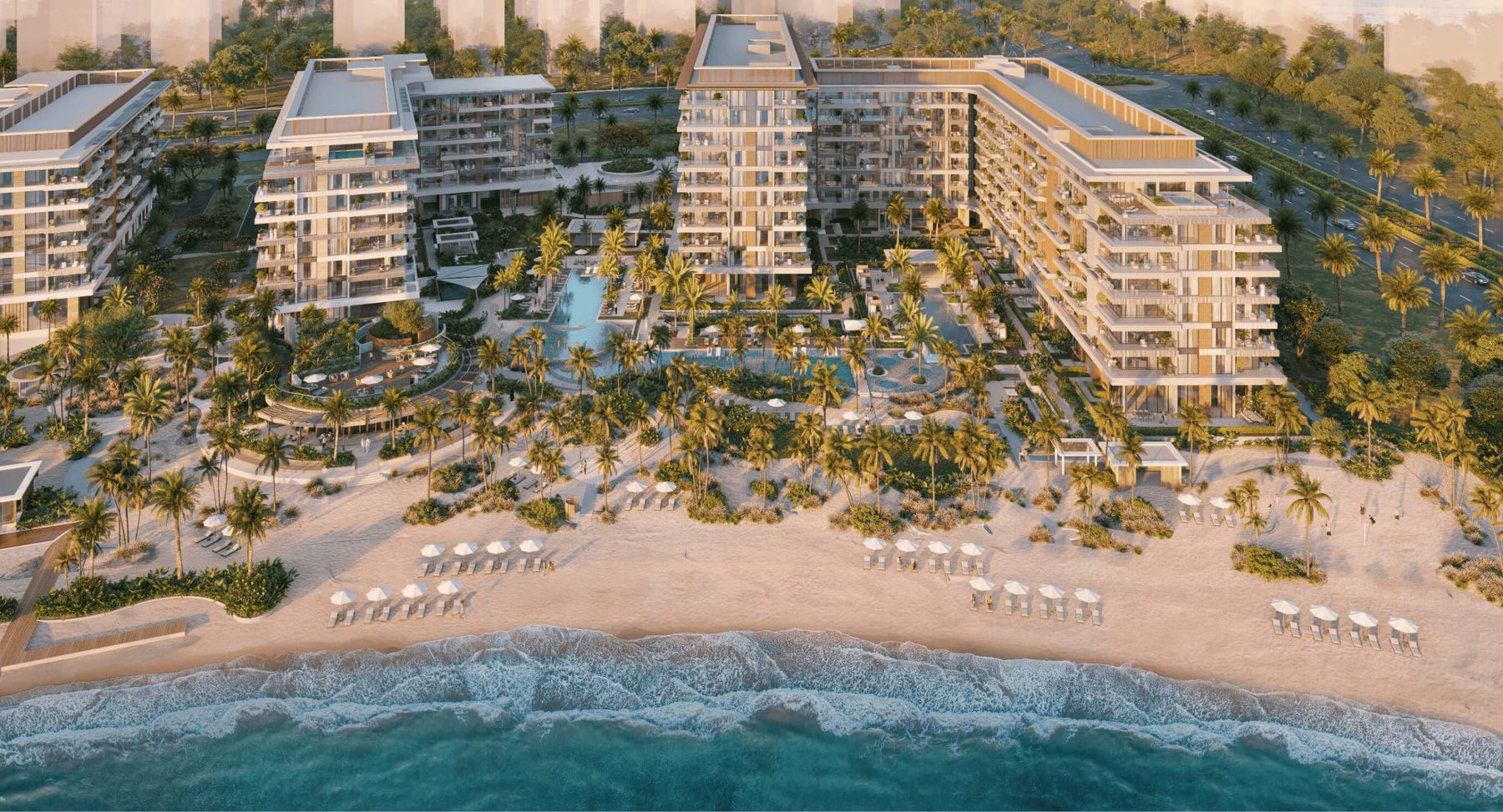 Ellington Sands, aerial view