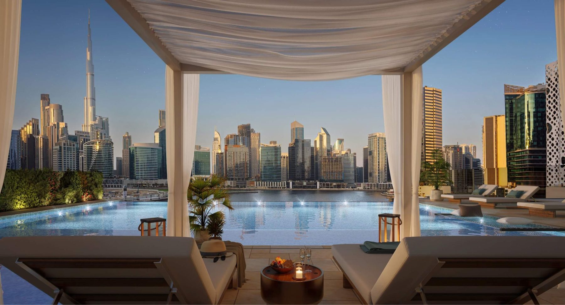 The Quayside, pool deck