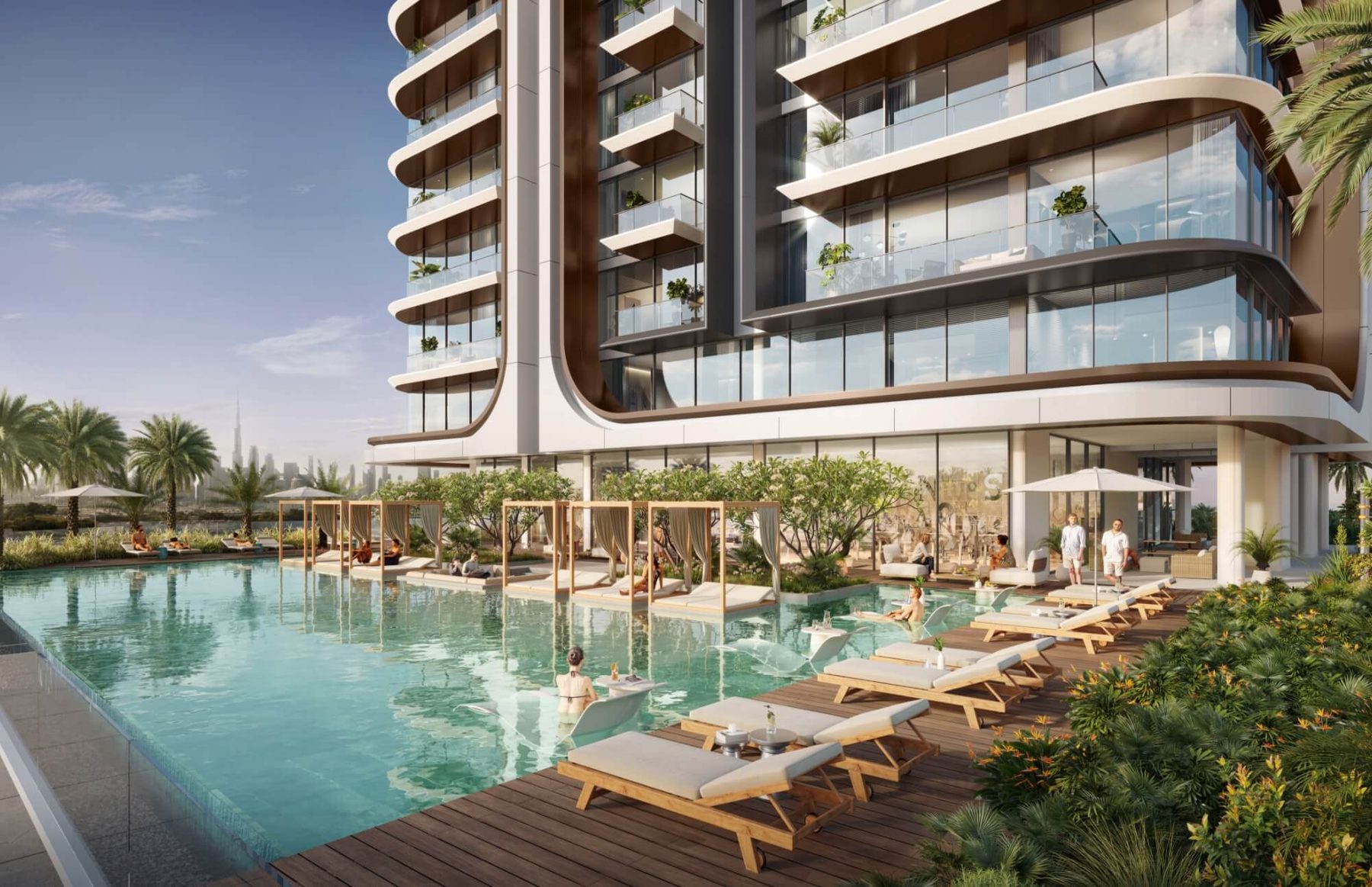 Belmore Residences, pool deck