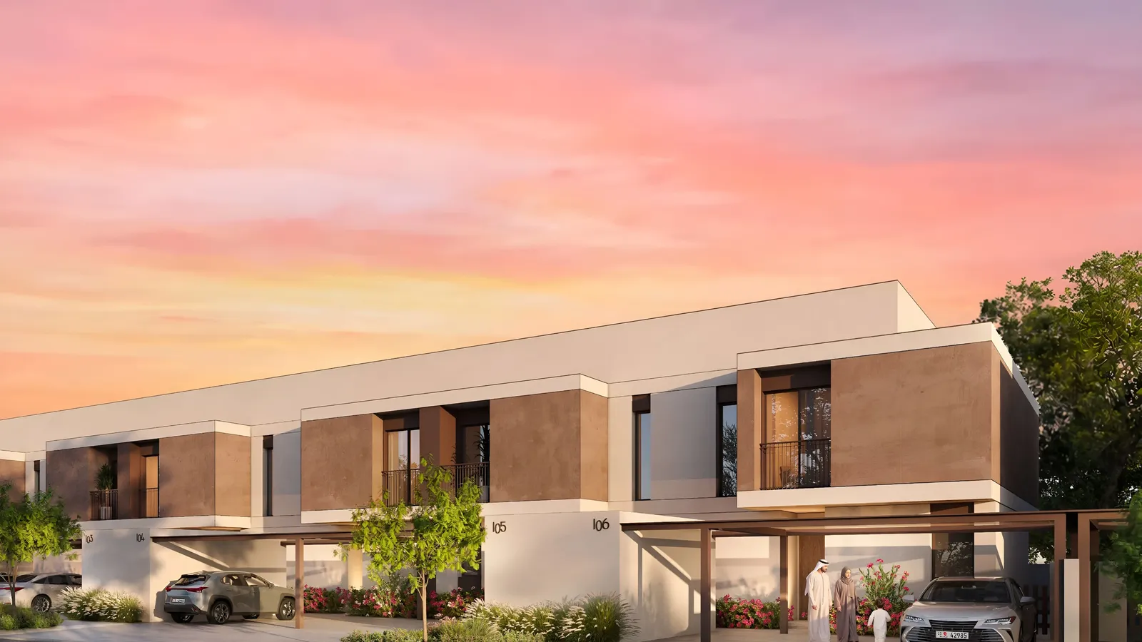 Al Ghadeer Parks, artist’s impression