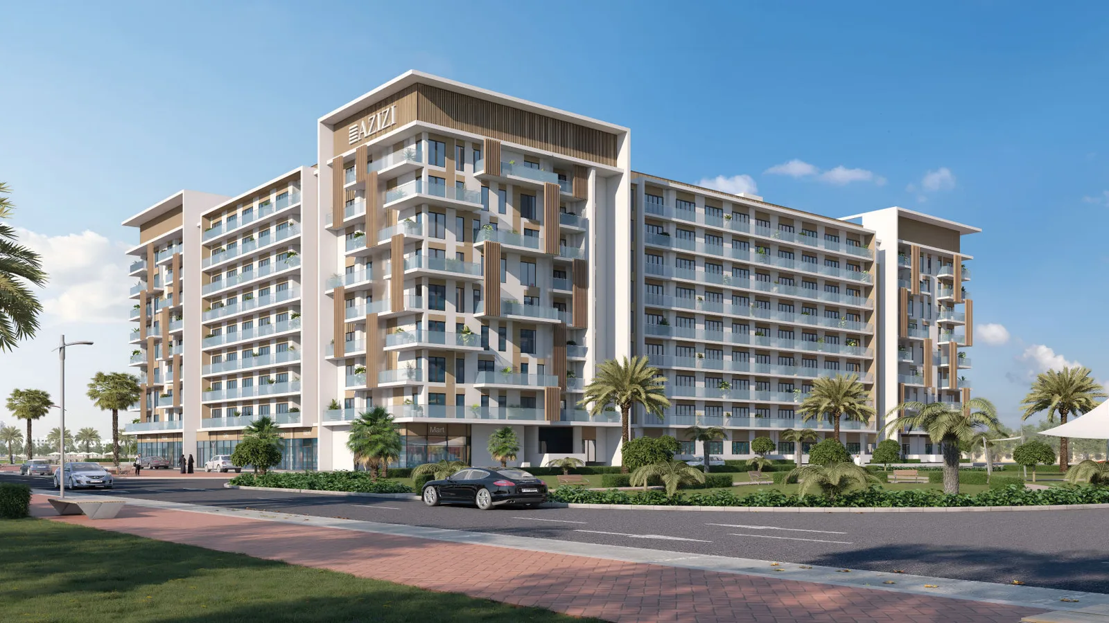 Azizi Beach Oasis II, artist’s impression