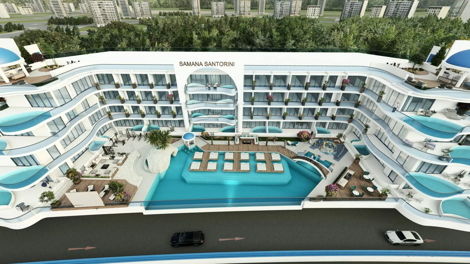 SAMANA Santorini, artist’s impression