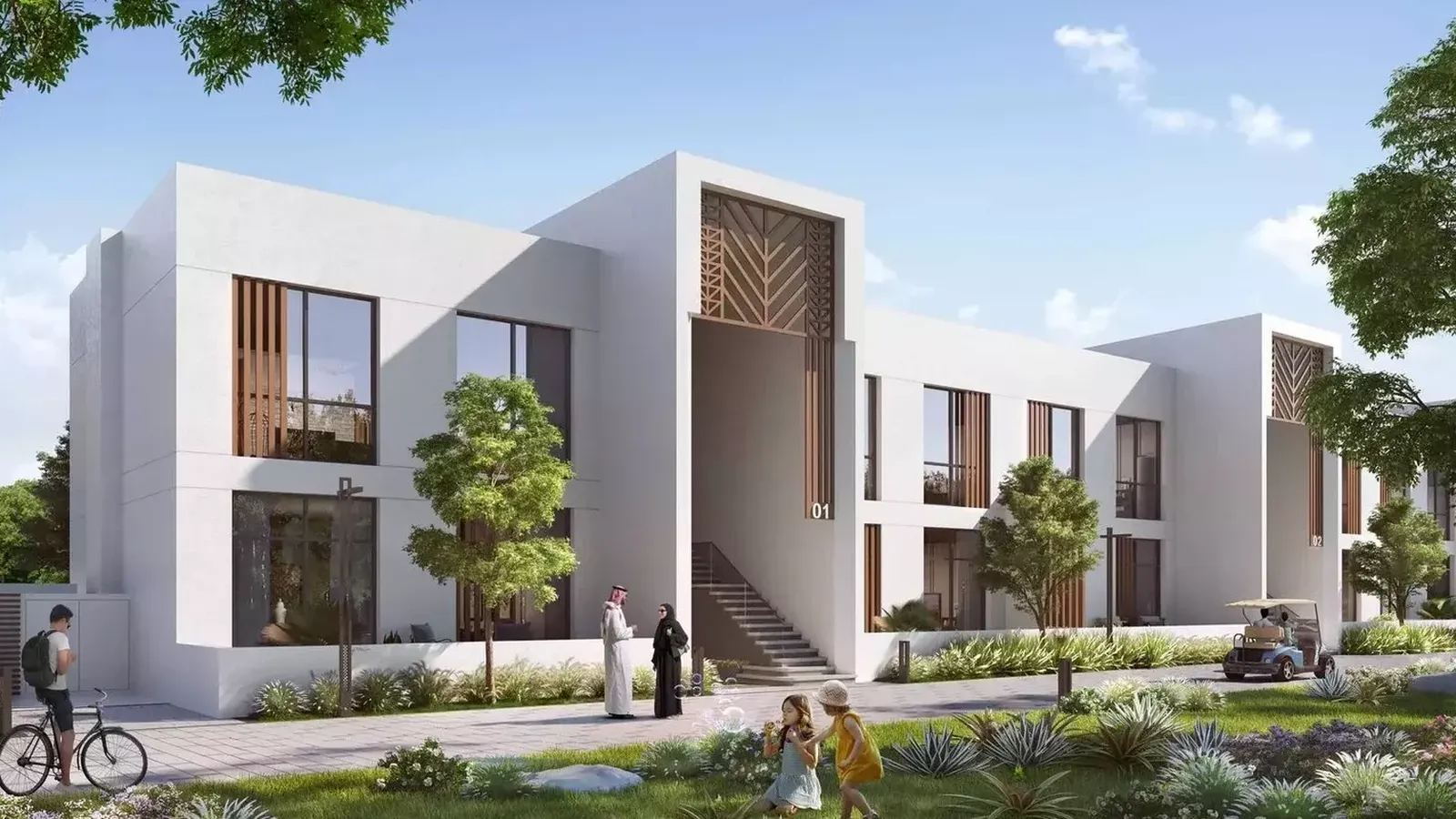 The Sustainable City – Yas Island, artist’s impression